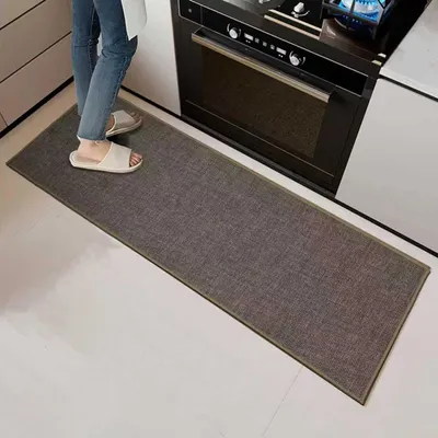 Antirutsch-Küchenläufer Gummi, wasserdicht, 43,5x120 cm, beige