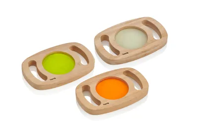 Obrázek produktu pro Tickit Easy Hold Glow Panels, 1 rok/roky, Kaučukovník, Dřevo, Vícebarevný