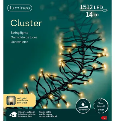 Zdjęcie produktu dla Lichterkette mit 1512 LEDS - 14M - Soft Gold - 2700K - IP44
