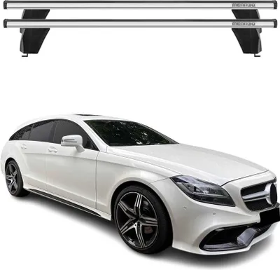 Produktbild von Menabo Dachträger Grundtäger für Mercedes CLS X218 2012-2017 75kg Alu Silber 2x