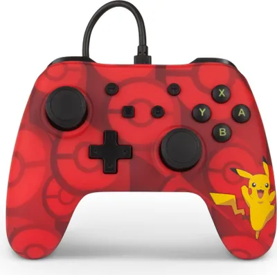 Produktbild von PowerA Pikachu, Gamepad, Nintendo Switch, D-Pad, Home button, Analog / Digital, Kabelgebunden, USB