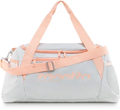 Immagine prodotto di Zagatto ZG820 grigio con tasche color salmone borse da viaggio borse sportive da allenamento borse a tracolla borsa sportiva borsa weekend 27x45x16 cm 20L