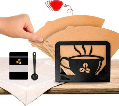 Produktbild von Kaffeezubehör-Set, Edelstahl, für gemahlenen Kaffee, quadratisch