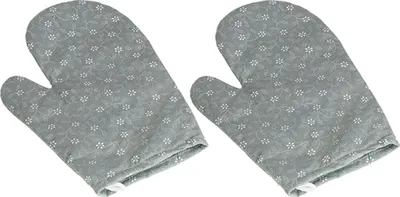 Obrázek produktu pro Kuchyňská chňapka - 2ks - 28x18 cm - Šedá,Bílá