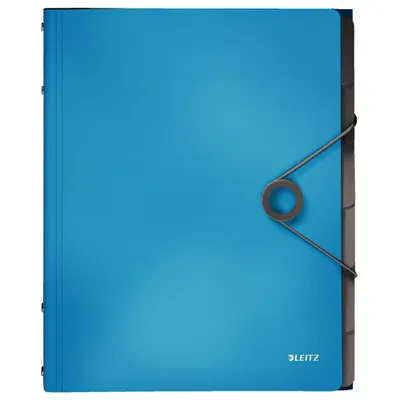 Produktbild von Leitz 45691030, Klappenordner, A4, Polypropylen (PP), Blau, 200 Blätter, 80 g/m²