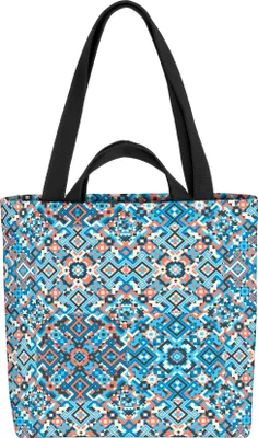 Produktbild von VOID Azteken Muster Geometrisch Tasche 33x33x14cm,15l Einkaufs-Beutel Shopper Einkaufs-Tasche Bag