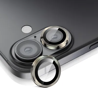 Produktbild von Kamera Linsenschutz Glas Set für Apple iPhone 17 Schutzglas Camera Linse Panzerfolie 9H Titan Grau