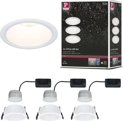 Obrázek produktu pro Paulmann LED vestavné světlo Cole sada 3 kusů