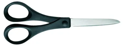 Produktbild von Fiskars Essential Papierschere, Schere, Küchenschere, Küchenhelfer, Kunststoff / Edelstahl, 18 cm, 1023818
