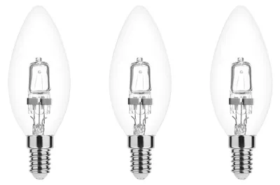 Produktbild von Modee E14 Halogen Kerzenlampe 28W 370lm 2700K Warmweiß Dimmbar 3 Stück