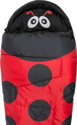 Produktbild von Highlander Mumienschlafsack Marienkäfer 170 cm Polyester Rot