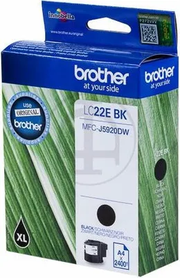 Image de Brother LC22EBK Brother Tinte   BK              LC-22EBK