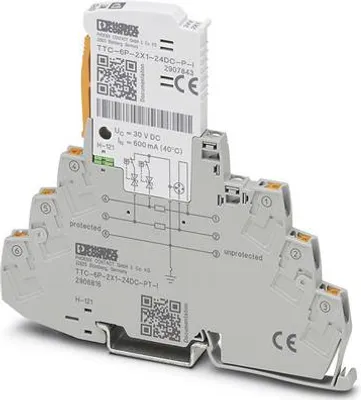 Image de Phoenix Contact 2906816 Protection de tension 24 V Gris (2906816)