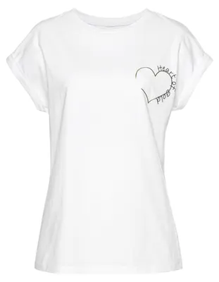 Produktbild von LASCANA T-Shirt weiß Größe 32/34