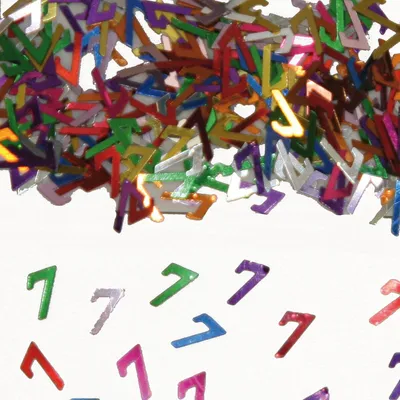 Produktbild von Buntes Konfetti 7. Geburtstag 14g