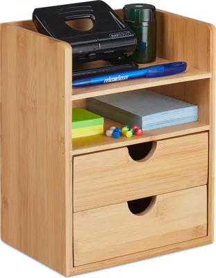 Produktbild von relaxdays Schreibtisch Organizer aus Bambus