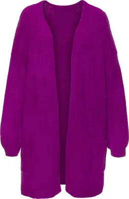 Produktbild von VIVANCE Longstrickjacke lila Größe 1
