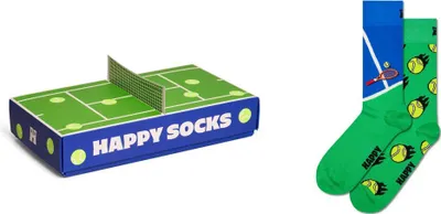Produktbild von Happy Socks Tennis Gift Set Crew-socken 2 Paare Grün EU 36-40 Mann Grün EU 36-40