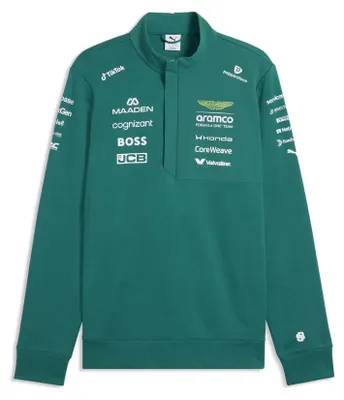 Immagine prodotto di Felpa Aston Martin, modello HZ, squadra, marca Puma, colore verde, taglia XXL, anno 2026