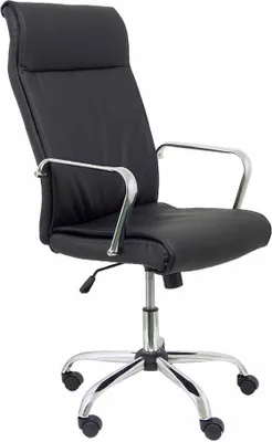 Produktbild von PIQUERAS Y CRESPO 260SPNE, Gepolsterter, ausgestopfter Sitz, Gepolsterte Rückenlehne, Schwarz, Schwarz, Kunstleder, Kunstleder
