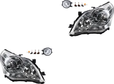 Produktbild von Scheinwerfer Satz passend für Toyota Verso 09-13 H11 HB3 +Nebel+Leuchtm. 812100D040 1608422280 3550157L00 3550157L01 812100D042 812200D Johns