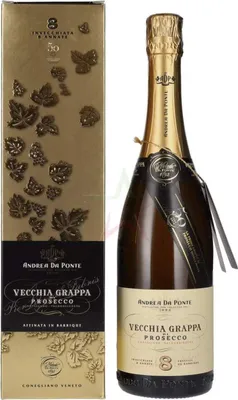 Immagine prodotto di Andrea Da Ponte Vecchia Grappa di Prosecco 8 Annate 42 %  0,70 Liter