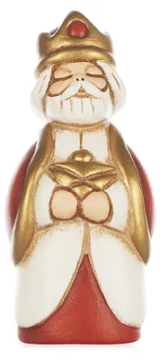 Keramikfigur König, 9,5 cm, Weihnachtsdekoration