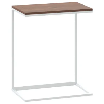 Produktbild von Beistelltisch Weiß 55x35x66 cm Holzwerkstoff