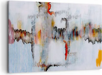 Produktbild von Bild auf Leinwand - Leinwandbild - Abstraktion modern - 100x70cm - Wand Bild - Wanddeko - Leinwanddruck - Bilder - Kunstdruck - Wanddekoration - Leinwand bilder - Wandkunst - AA100x70-3676