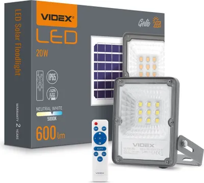 Produktbild von LED-Halogenlampe Solarpanel Dämmerungssensor Auto-Modus 600 lm +PILOT