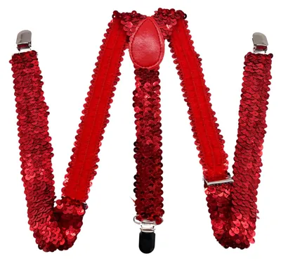 Productafbeelding van Solidchoice - Elastische Y Back Bretels voor Volwassenen (Rood)