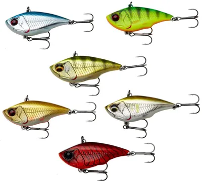 Produktbild von Savage Gear Fat Vibes sinkend Crankbait, Größe / Gewicht / Farbe:6.6cm / 22g / Firetiger