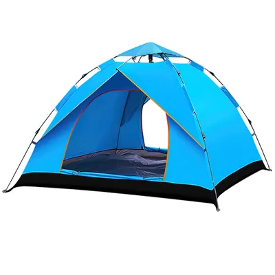 Produktbild von Campingzelte, Pop Up Zelt, Wurfzelte, Kuppelzelt für 3-4 Personen, wasserdicht, UV-Schutz