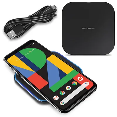 Produktbild von Wireless Qi Ladestation für Google Pixel 4 / 4 XL Charger Induktives Ladegerät