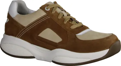 Produktbild von Xsensible SWX23 Cognac Combi (Braun) - Sneaker - Herrenschuhe Sneaker / Schnürschuh, Braun, leder (stretchleder) 