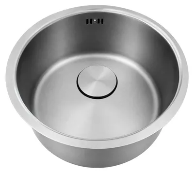 Produktbild von Pure.Sink Rondo Rundes Edelstahl-Spülbecken für Flach-, Unter- und Aufsatzmontage, 37 cm, PRN38-02