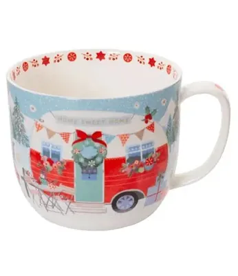 Produktbild von Kaffeebecher Camping Zeit, 700 ml, Kaffeetasse Tassen Teetassen Kaffeepott Henkelbecher, Camper