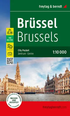 Obrázek produktu pro Brusel, mapa města 1:10 000, freytag & berndt