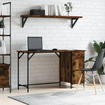 Produktbild von Cloris Designermöbel Computertisch Räuchereiche 131x48x75 cm Holzwerkstoff 2024 Neu