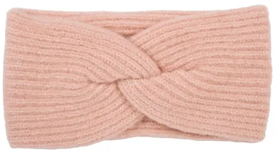 Produktbild von styleBREAKER Damen Strick Stirnband mit Twist Knoten und Rippenmuster einfarbig, warmes Winter Haarband, Headband 04026072