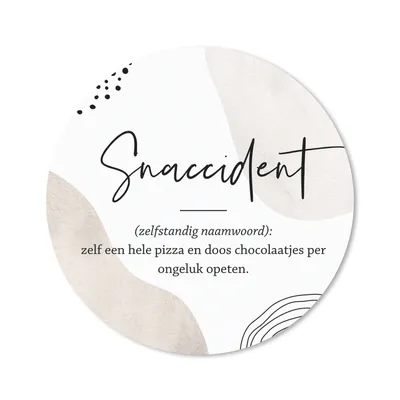 Produktbild von MuchoWow® Mauspad Mousepad Zitate - Snaccident definition - Sprichwörter - Wörterbuch 20x20 cm - Mousepads - Maus Mat - Pad - Mausunterlage - Schreibtischmatte