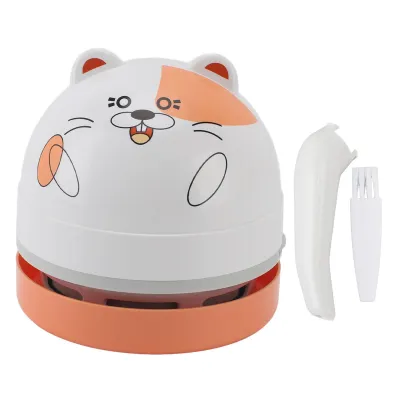 Produktbild von Tischstaubsauger mit Staubsaugerdüse Reinigungsbürste Tragbarer Mini-Tischstaubstaubsauger für die Reinigung von Staubkrümeln Computer Auto Hamster