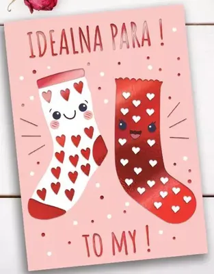 Produktbild von Carnet B6, Valentinstag, Socken