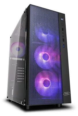Produktbild von Deepcool MATREXX55 MESH ADD-RGB 4F, Tower-Gehäuse ,schwarz, Tempered Glass