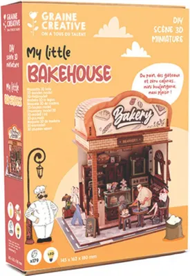 Image de Maquette en bois miniature à construire - Bakehouse