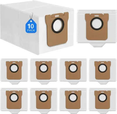 Produktbild von 10 Stück Staubbeutel für Dreame L10s Ultra/Xiaomi X10+/ Dreame L10 Ultra Saugroboter, Staubsaugerbeutel Ersatz Beutel Zubehörset Ersatzteile, 2,5L großer Kapazität