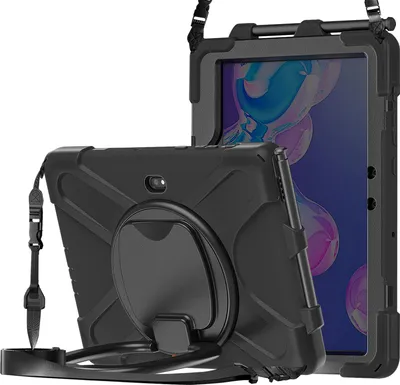 Produktbild von Avizar, Schutzhülle Samsung Tab Active 5 & 4 Pro mit Griff & Gurt, Schwarz