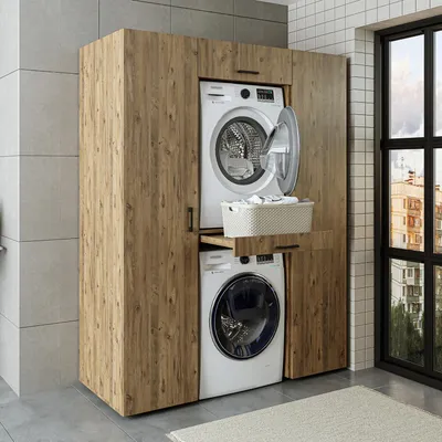 Produktbild von Roomart DUO-I Schrankwand 157 cm breit, Eiche