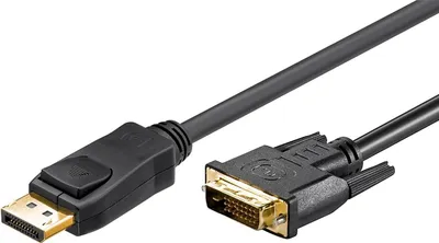 Produktbild von DisplayPort™/DVI-D-Adapterkabel 1.2 DisplayPort™-Stecker > DVI-D-Stecker Dual-Link (24+1 pin)