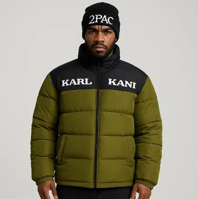 Immagine prodotto di Bunda Karl Kani Retro Essential Puffer Jacket Olive - M